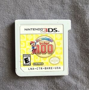 Nintendo 3DS Game Cartridge - Mario Party: The Top 100 Yellow